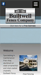 Mobile Screenshot of builtwellfence.com