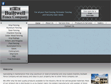 Tablet Screenshot of builtwellfence.com